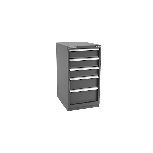 Champion Tool Storage Modular Tool Cabinet, 5 Drawer, Dark Gray, Steel, 22 in W x 28-1/2 in D x 41-3/4 in H N18000502ILCFTB-DG - main